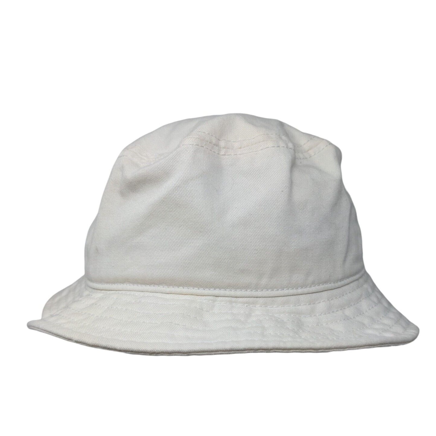 Adidas Bucket Hat Cream One Size Embroidered Logo Climalite Lightweight Cotton