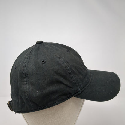 Mountain Slideback Hat Black One Size Adjustable Outdoor Cap 6 Panel