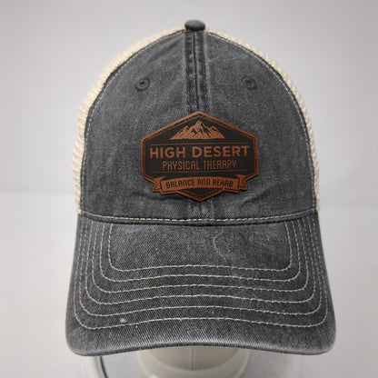 High Desert Physical Therapy Patch Trucker Hat Gray One Size Mesh Back