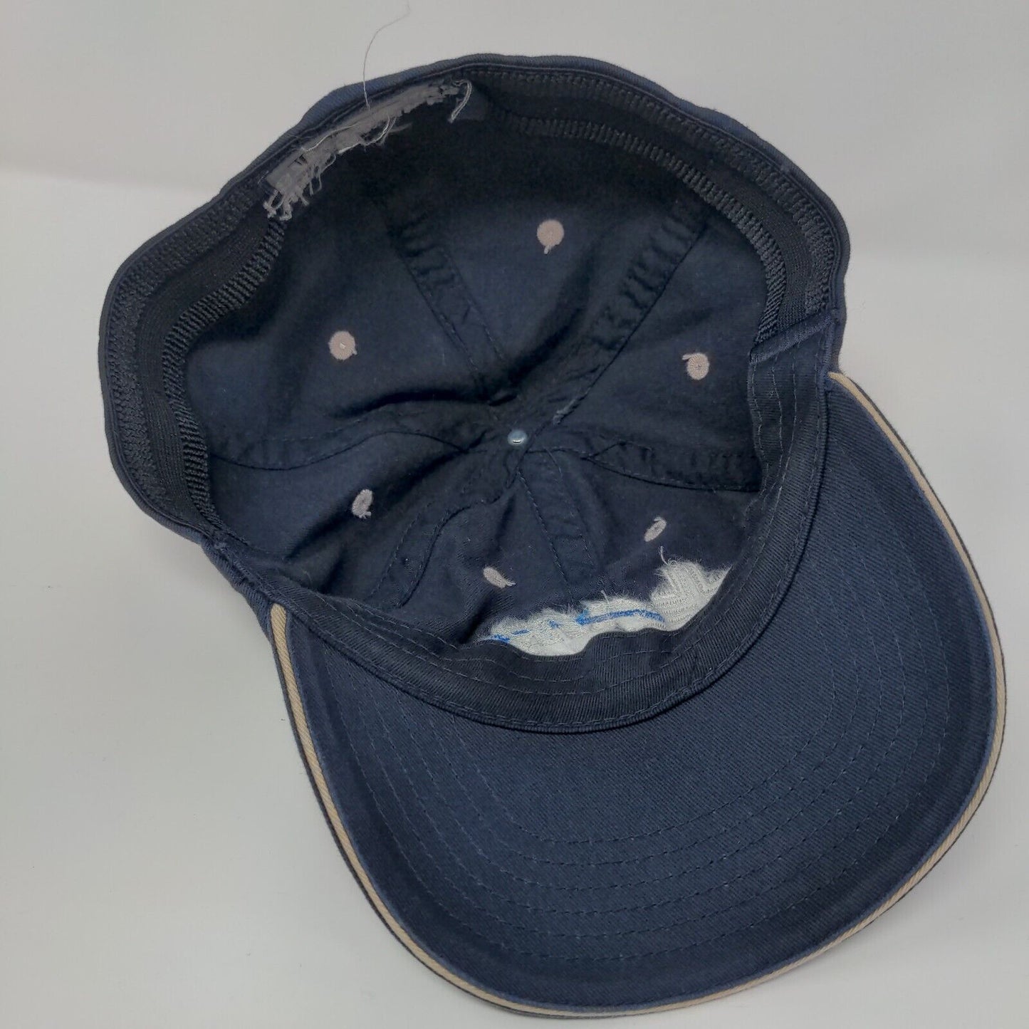 Air St. Luke's Fitted Hat Blue OSFA Embroidered 6 Panel Vent Holes