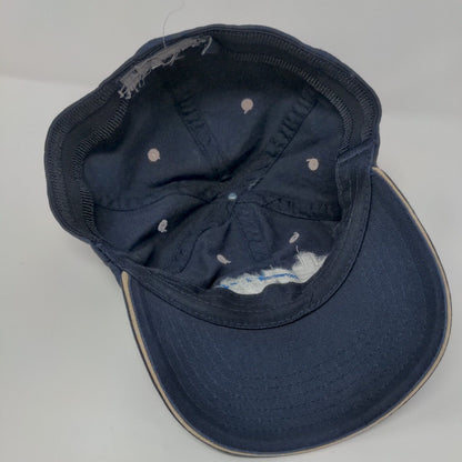 Air St. Luke's Fitted Hat Blue OSFA Embroidered 6 Panel Vent Holes