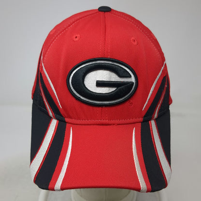 Reebok Georgia Bulldogs NCAA Hat Red Black White OSFM Grandpa Heisman Stretch