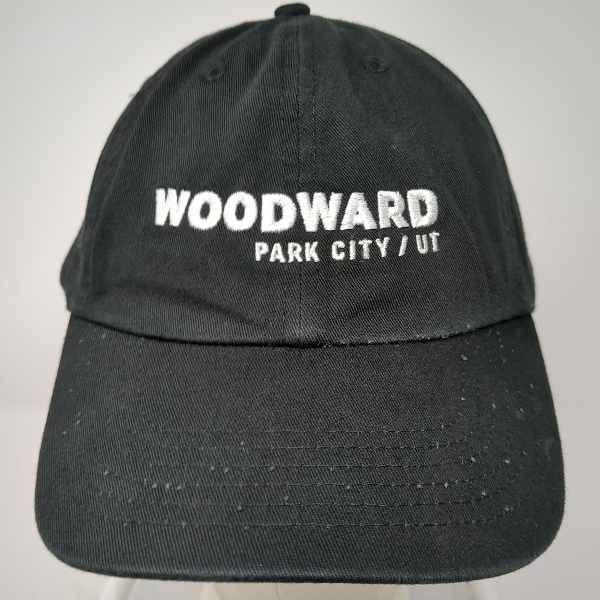 Woodward Park City UT Baseball Cap Black One Size Slideback Action Sports Hat