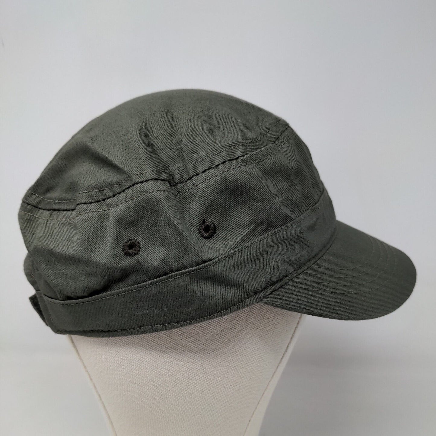 Outdoor Cap Women's Strapback Cadet Cap Green Embroidered Bow Tech Logo Archery