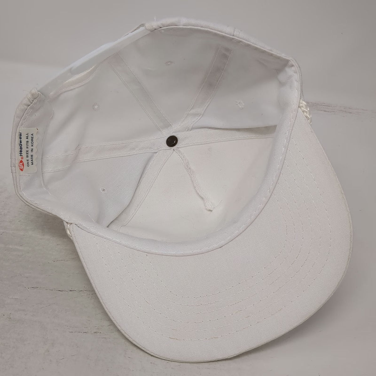 L/A Headwear 5 Panel White One Size Virginia Lottery Green Rope Snapback Hat