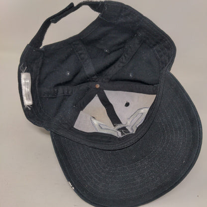Chevrolet Strapback Hat Black One Size Adjustable Embroidered 6 Panel