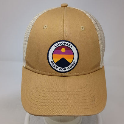 Cotopaxi Trucker Hat Brown One Size Mesh Snapback Gear For Good Organic Cotton