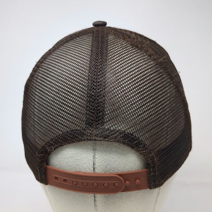 Brown One Size Trucker Hat Picanha na Brasa Restaurante Choperia Mesh Snapback