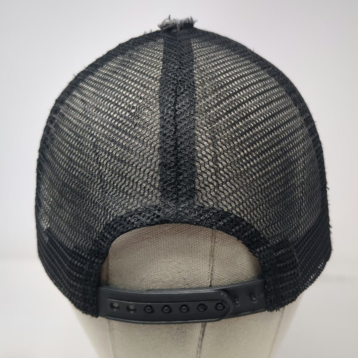 GSI Padre Island Texas Crab Stripe Trucker Hat Black Blue White Gray One Size