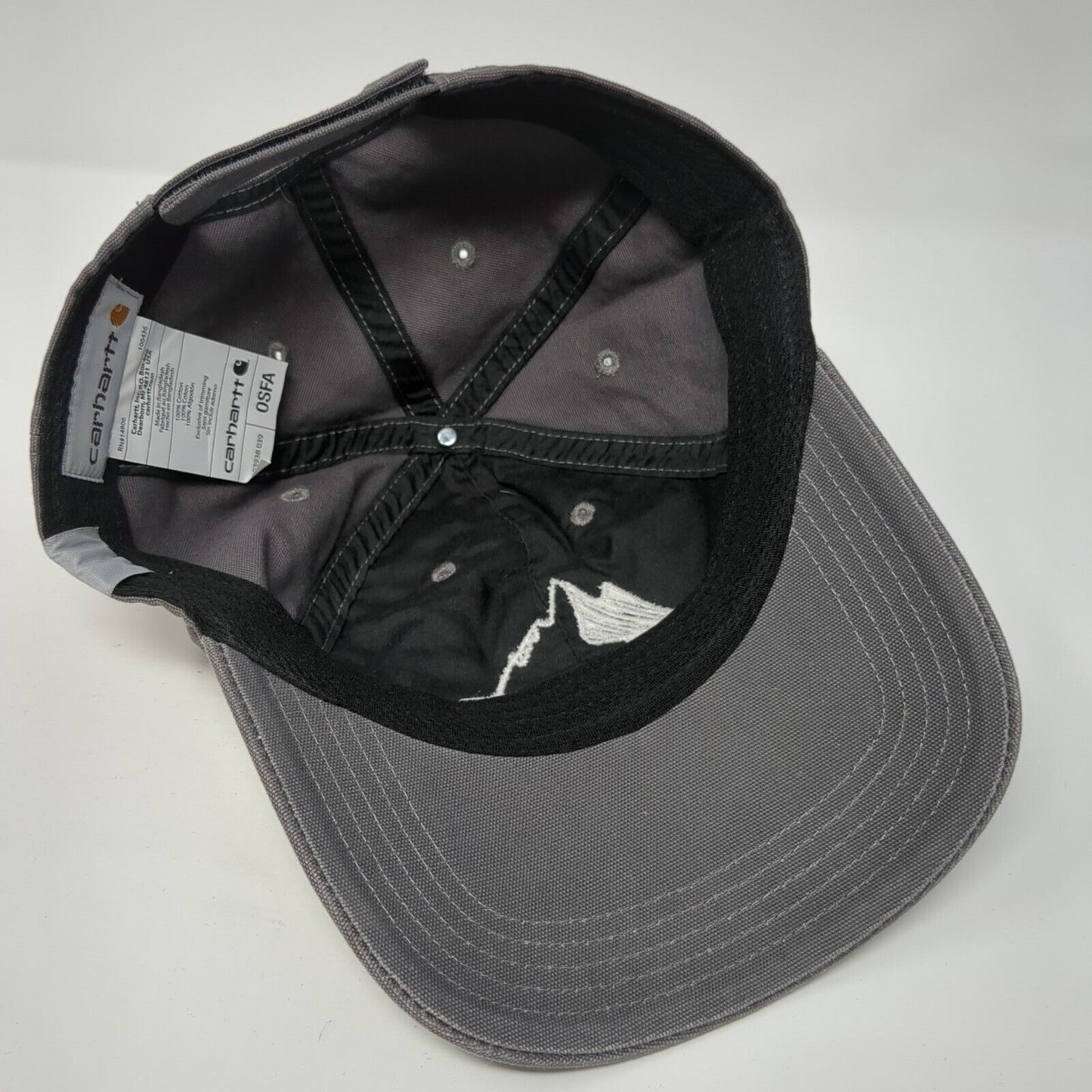 Idaho Holdings Strapback Hat Gray One Size Solid Adjustable Carhartt