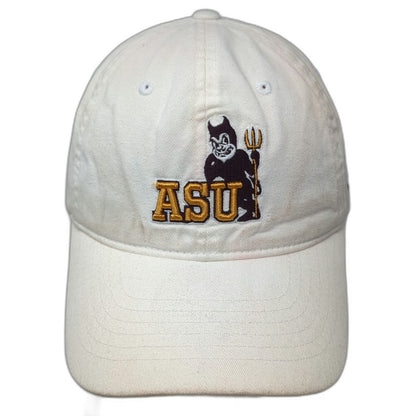 Arizona State Sun Devils NCAA Zephyr Cap White One Size Slideback Sparky Hat