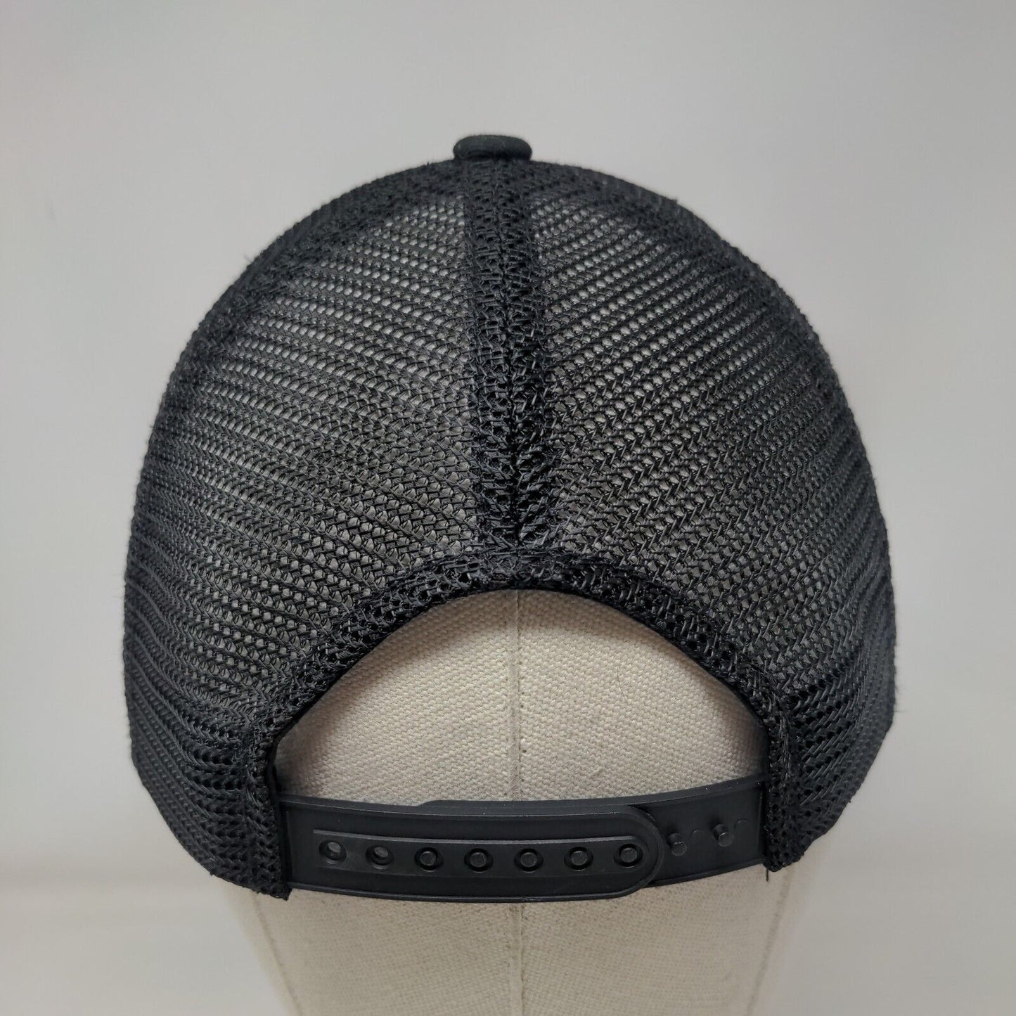 Coppertail Brewing Co. Snapback Trucker Hat Black One Size Mesh Back Emblem