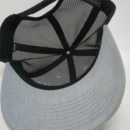 Richardson Trucker Hat Gray One Size Border States Logo Mesh Back Snapback