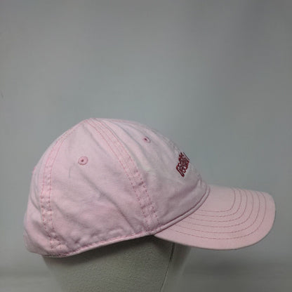 Redfish Lake Strapback Hat Pink OSFA Adjustable Embroidered Attitude