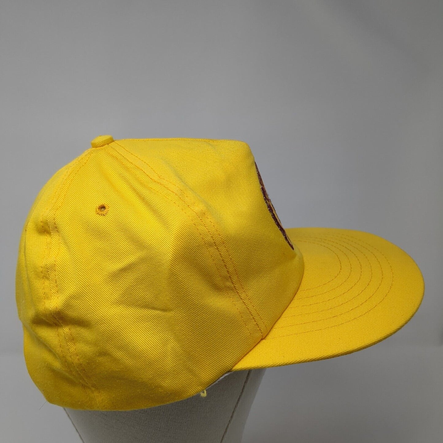 Northern Wolves NSU Snapback Hat Yellow One Size Adjustable Embroidered 6 Panel