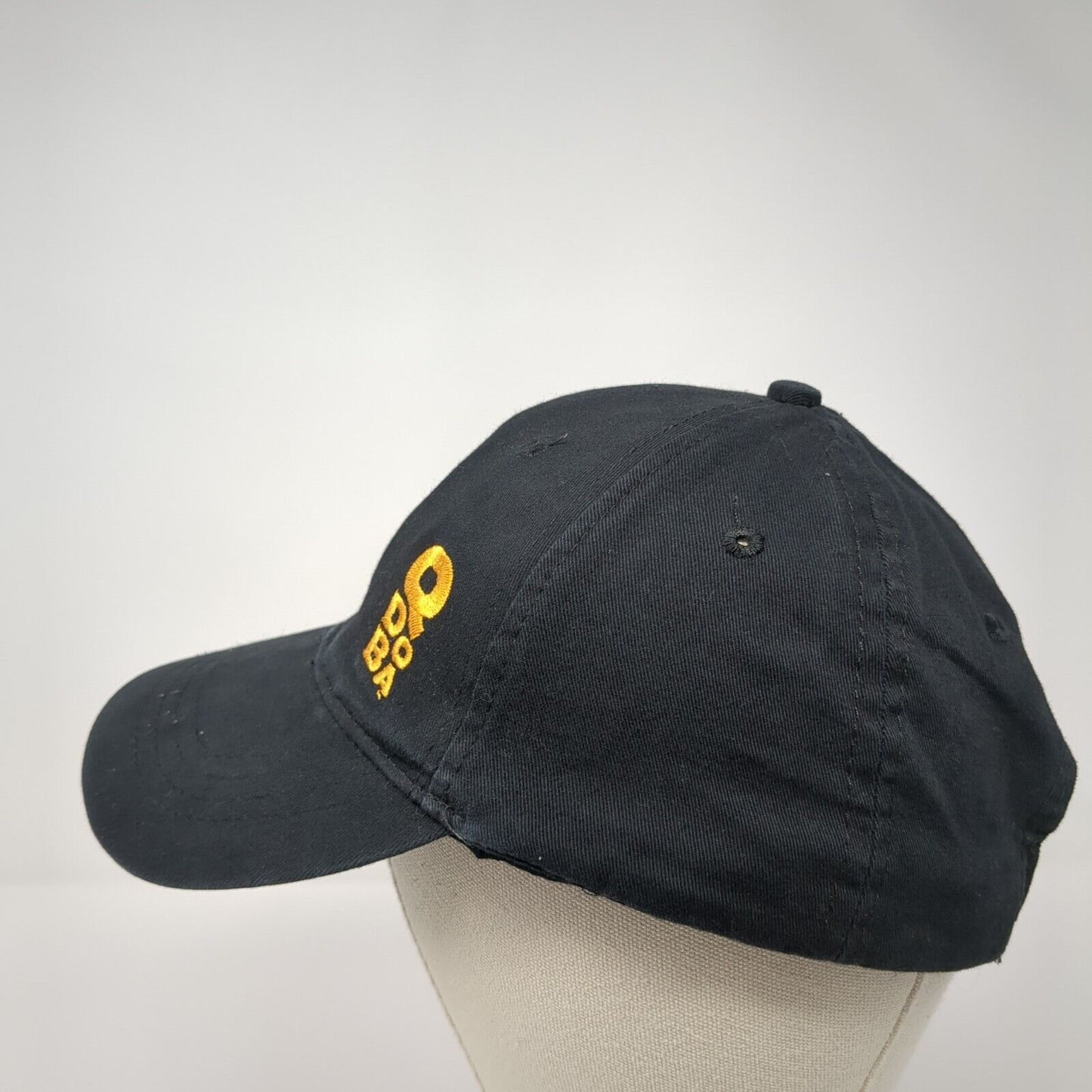 Qdoba Strapback Hat Black One Size Adjustable Embroidered 6 Panel