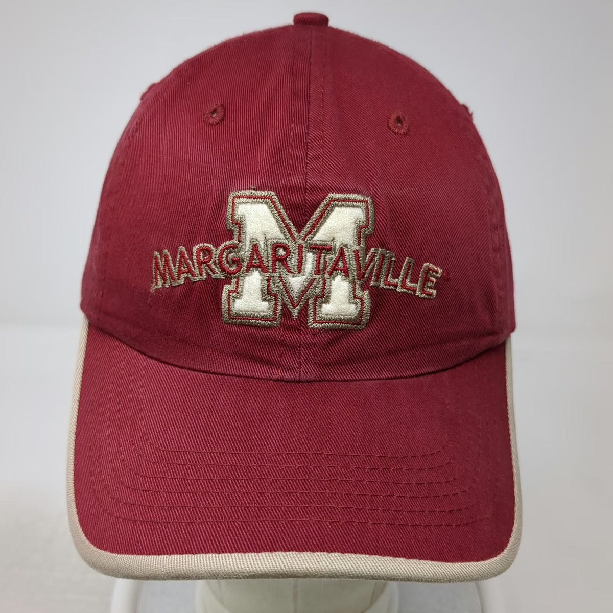 Margaritaville Baseball Cap Red One Size Key West Jimmy Buffett Cotton Hat