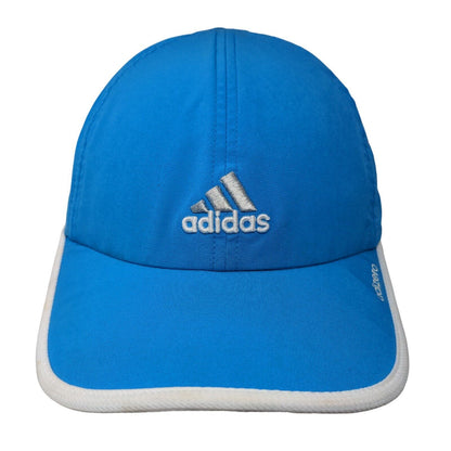 Adidas Adizero Strapback Hat Blue OSFA Embroidered Logo Climacool