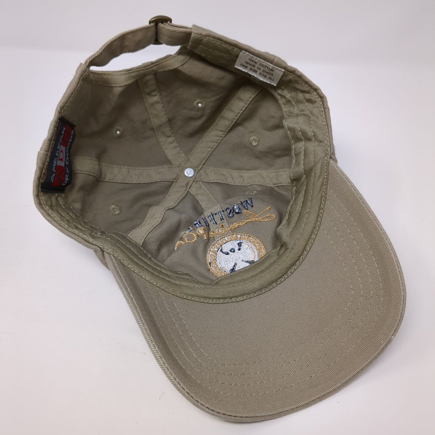 Westfield Junior PGA Championship Slideback Hat Tan One Size American Dry Goods