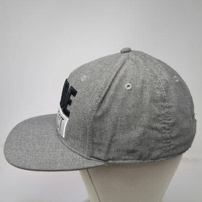 Dude Perfect Snapback Hat Gray Black White One Size 2021 Tour Logo Underbrim