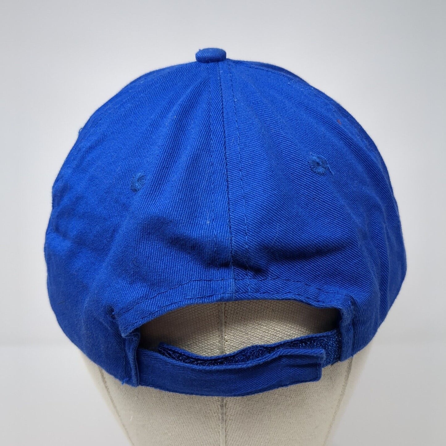 Protime Sports Strapback Hat Blue One Size Adjustable Embroidered Logo