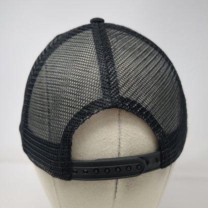 Trucker Hat Black One Size Gotham Greens Logo Patch Mesh Back Snapback Cap Poly