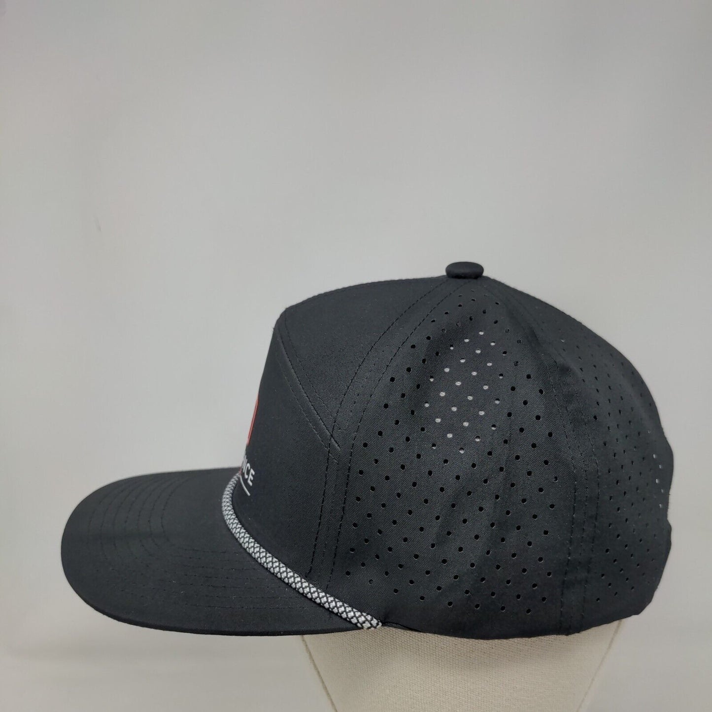 Performance Windows Snapback Hat Black One Size Adjustable 6 Panel 707 Kamel