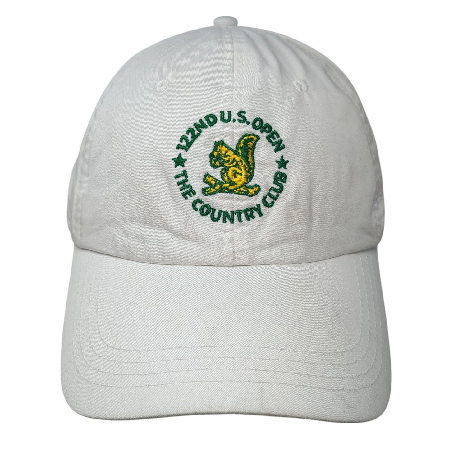 122nd US Open The Country Club Baseball Cap White One Size Lightweight Ahead
