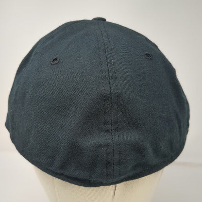 New Era Baseball Cap Blue 7 5/8 Modesto Fire Department Fitted USA Vintage