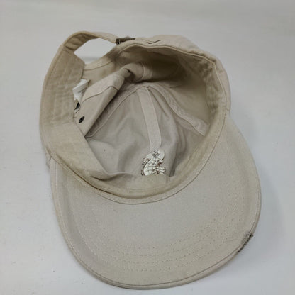 Sea Horse Slideback Hat Cream OSFA Embroidered Vent Holes L.L. Bean