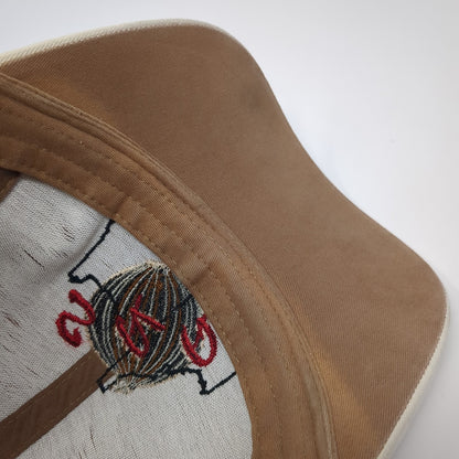 SRP Strapback Baseball Cap Brown One Size Adjustable Embroidered Port Authority