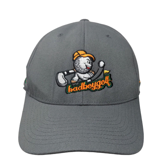 Badboy Golf Famu Strapback Hat Gray OS Embroidered 110 Flexfit Tech Yupoong