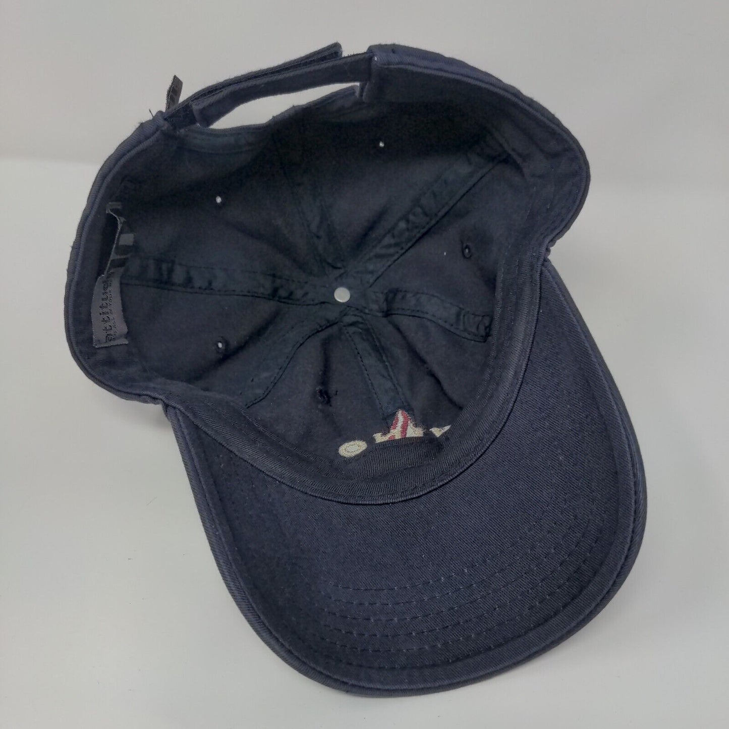 A Wino Strapback Hat Blue OSFA Adjustable Embroidered Attitude 101