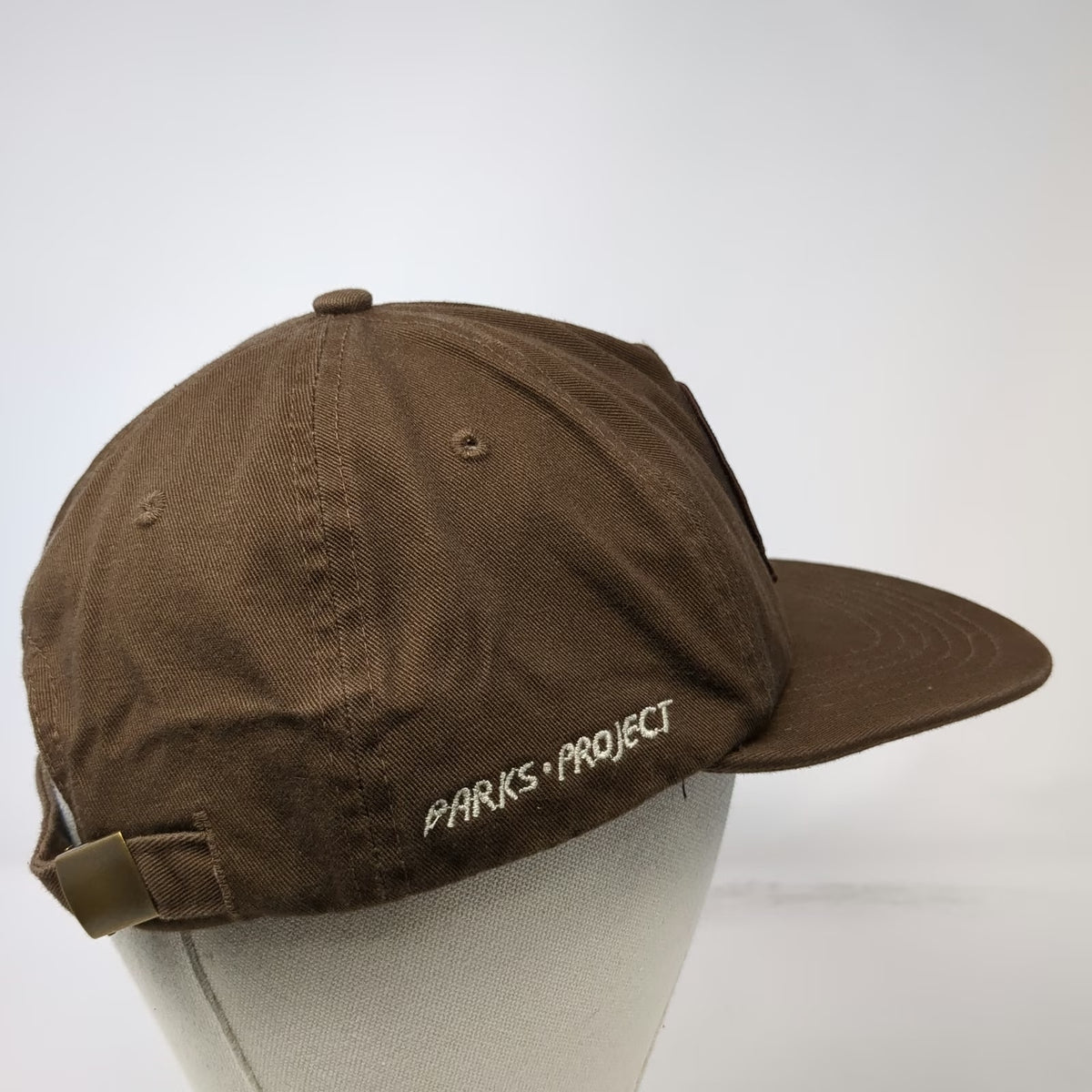 Parks Project 5 Panel Brown One Size Hat Leave It Better Sun Patch Slideback