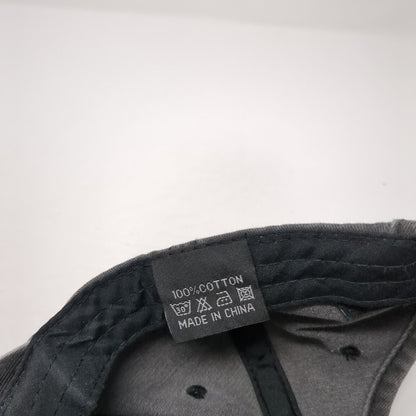 Unbranded Ponyback Slideback Hat Gray One Size Adjustable 6 Panel Blank Cotton
