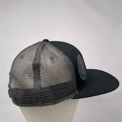 Mother Earth Brew Co. Snapback Trucker Hat Black One Size Mesh Back