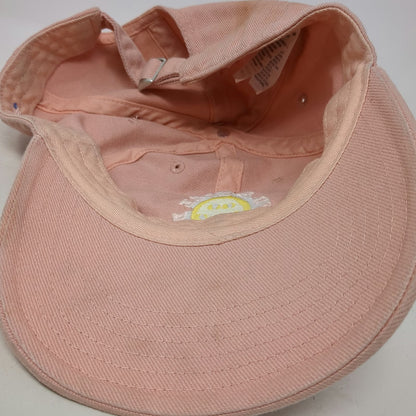 American Eagle Baseball Cap Pink One Size Smiley Face Have a Nice Day Cotton Hat