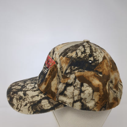 Turkey Huntin Snapback Hat Camouflage One Size Adjustable Embroidered 6 Panel