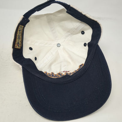 Ahead Baseball Cap White One Size New Mexico Desert Lakes Golf Strapback Hat