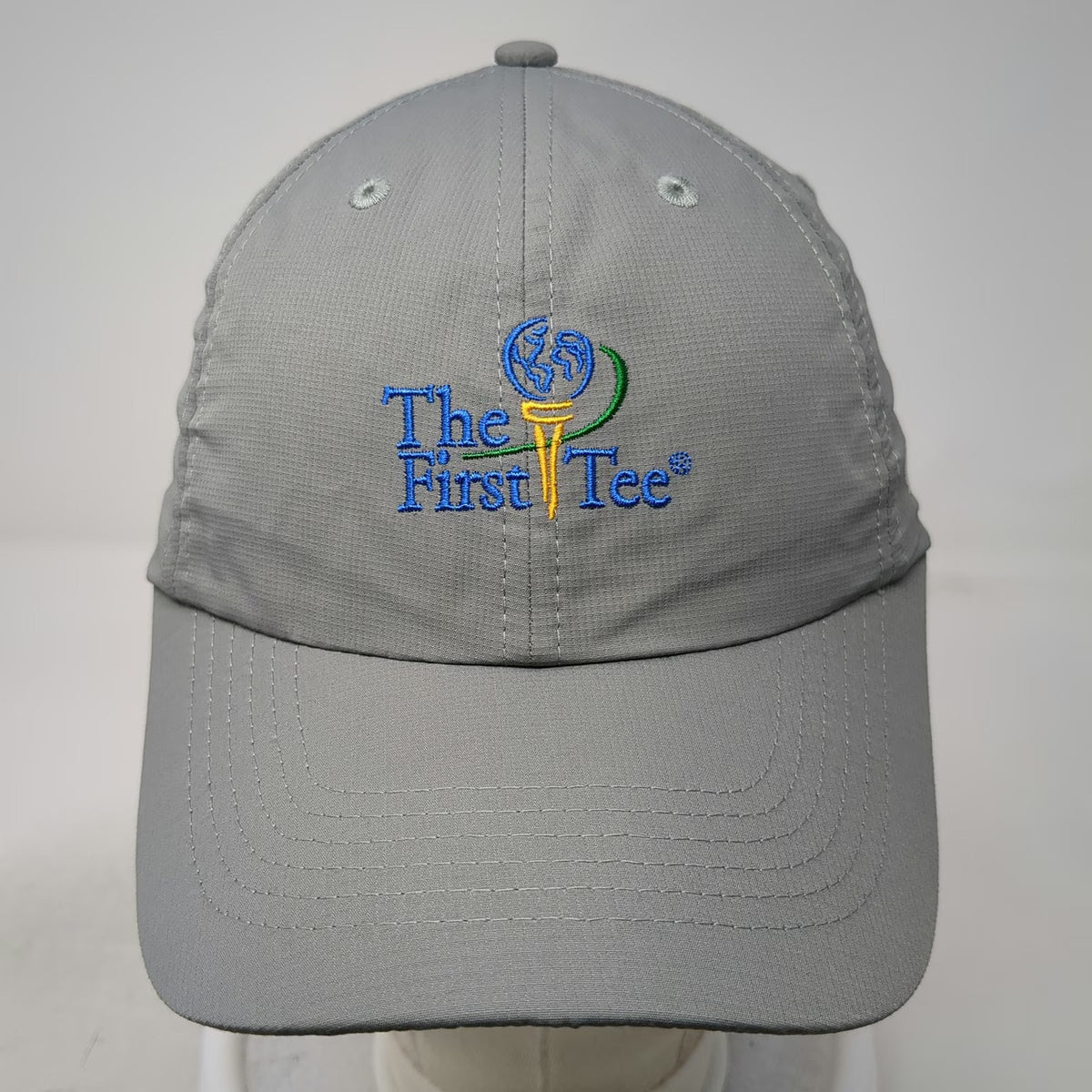 Imperial The First Tee Golf Hat Baseball Cap Gray One Size Slideback Performance