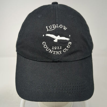 Ahead Baseball Cap Black One Size Ludlow Country Club 1921 Eagle Golf Hat