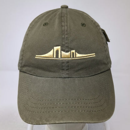 Vitronic Green Baseball Cap One Size Bridge Embroidery Side Pocket Slideback Hat