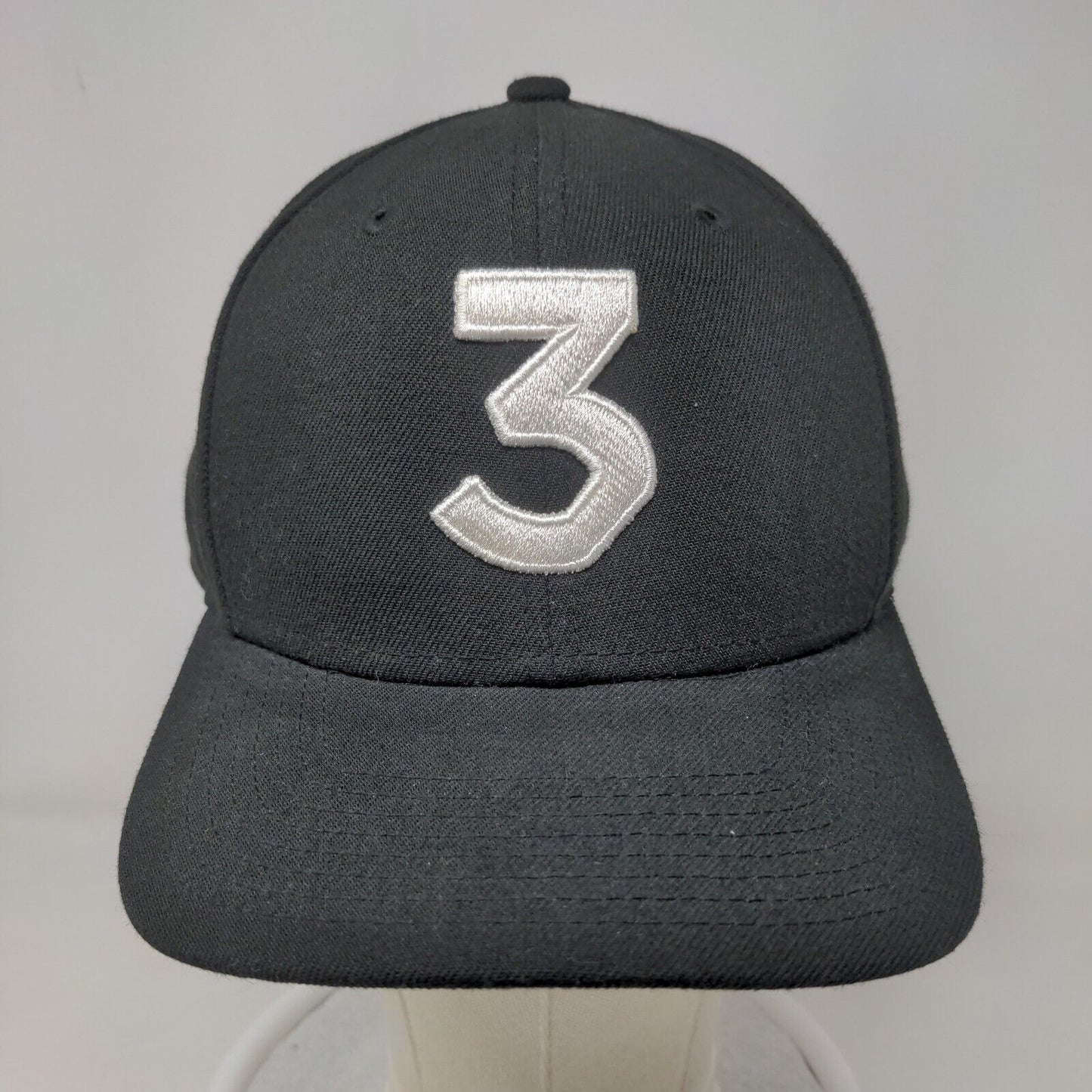 New Era 9Fifty Original Fit Mens Snapback Hat Black Size OSFM Embroidered 3 Logo