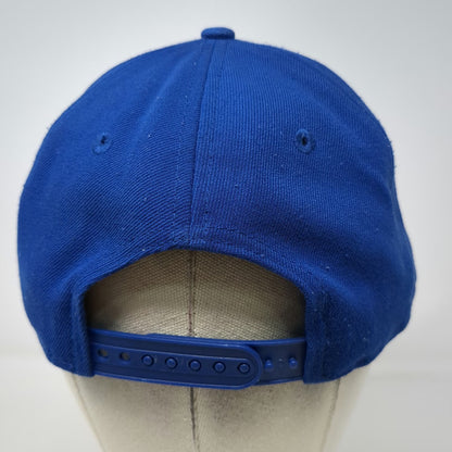 Denver Broncos NFL New Era Snapback Blue One Size Hat 9FIFTY Flat Brim Script