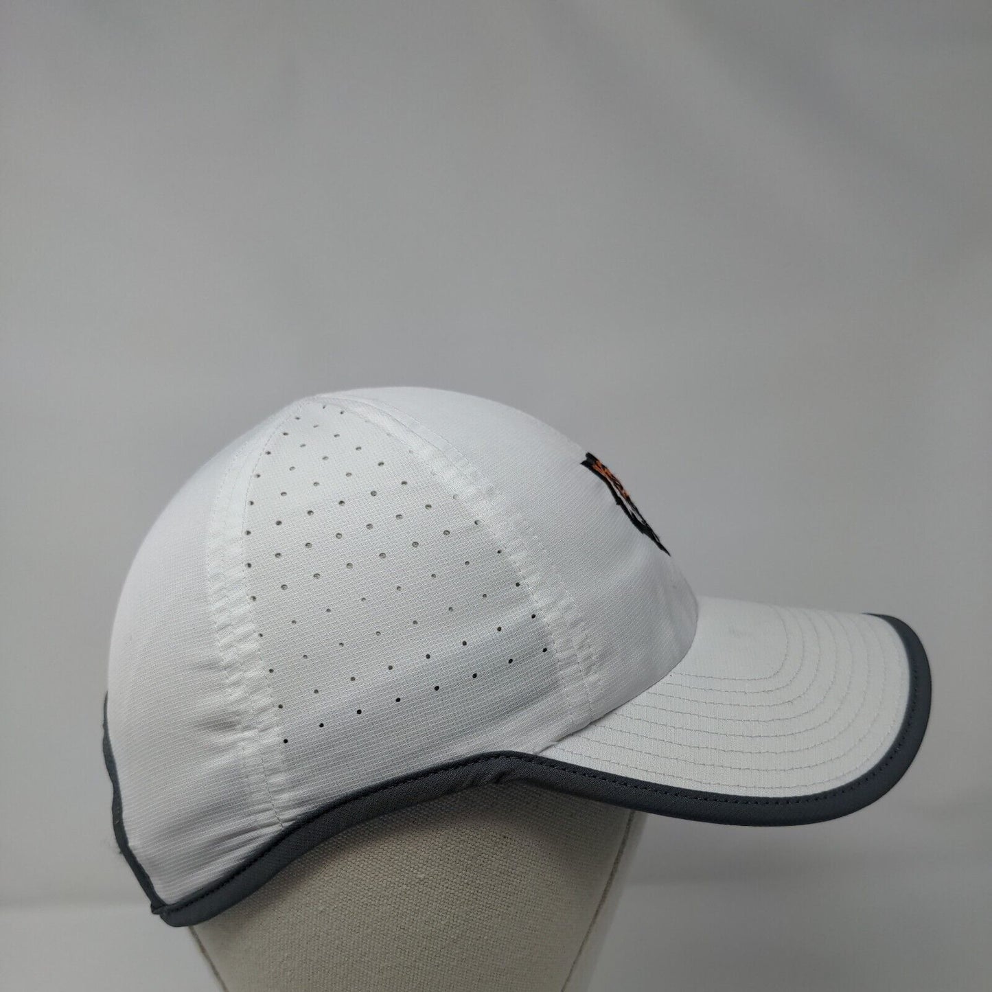 Idaho State Bengals Strapback Hat White Small Embroidered Richardson