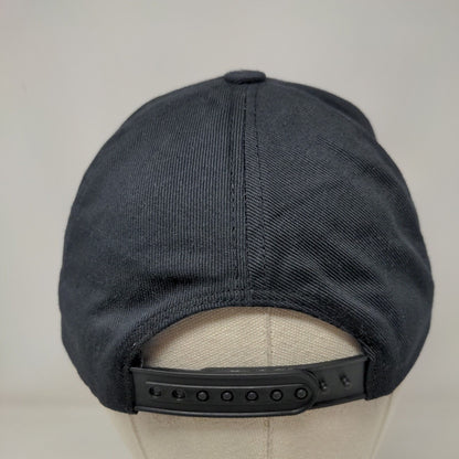 Pretty Girlz Grind Snapback Hat Black OS Adjustable Embroidered Vented Holes