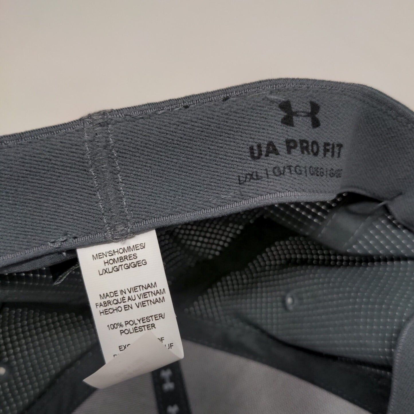 Under Armour Freedom Blitzing Fitted Hat Gray L/XL Pro Fit Embroidered