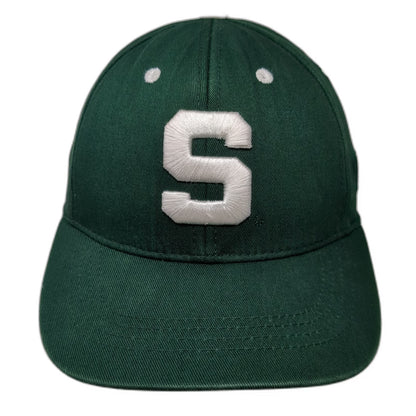 Michigan State Spartans NCAA Top of the World Fit Cap Green White One Size Hat