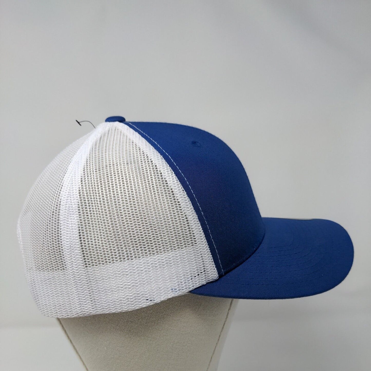 Idaho Snapback Mesh Back Trucker Hat Blue OSFA The Classics Yupoong