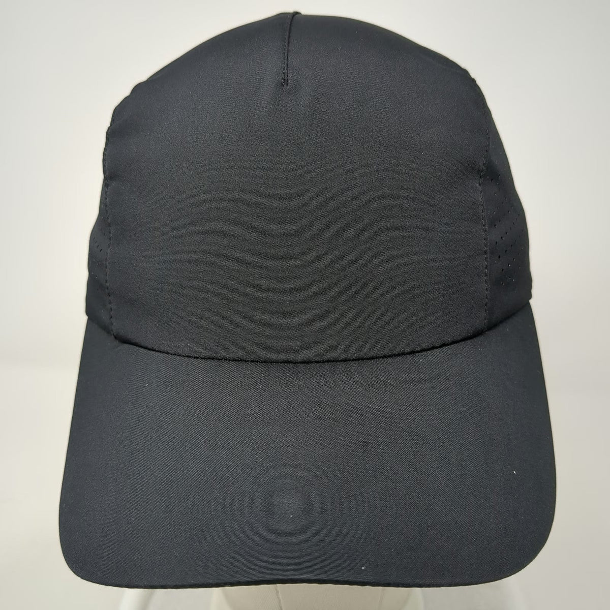 All in Motion Baseball Cap Black One Size Reflective Perforated Performance Hat